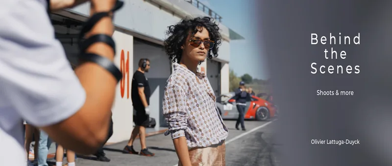 Cartel del showreel Behind the Scenes: making of de sesiones de Leica
