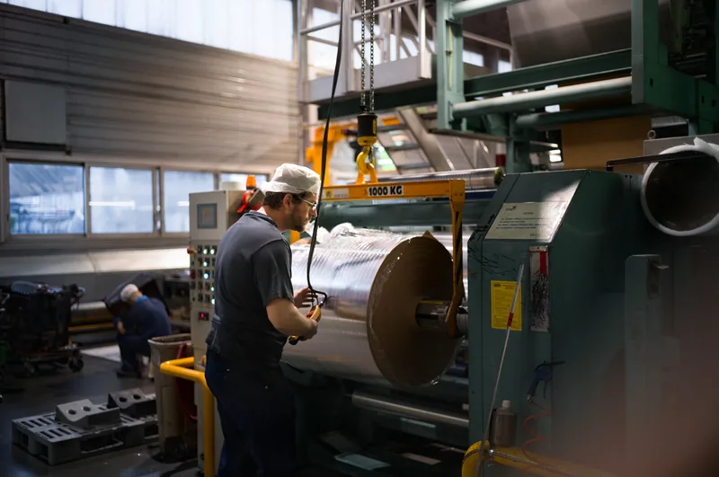 Reportaje de foto y vídeo en el centro de producción de Brodart Packaging, Arcy-sur-Aube