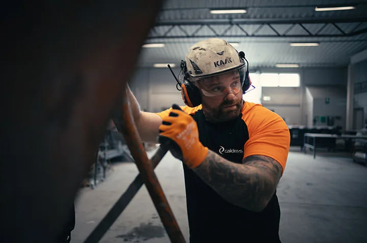 Reportage photo et video à Mariestad en Suede pour Calderys